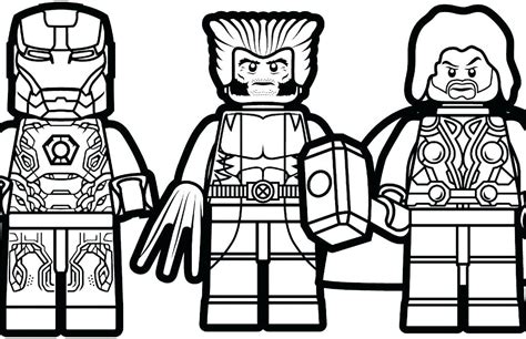 At the start the team consisted of iron man ant man wasp thor and the hulk. Lego Marvel Coloring Pages at GetColorings.com | Free ...