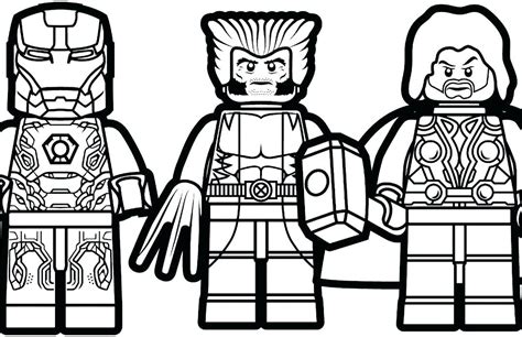 The avengers is a team of super heroes that consists of the most popular marvel characters. Lego Marvel Coloring Pages at GetColorings.com | Free ...