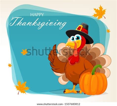 Happy Thanksgiving Greeting Card Poster Flyer Stock Vector Royalty