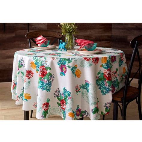 The Pioneer Woman 70 Round Country Garden Tablecloth