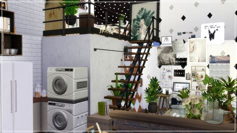 The Sims 4 Cozy Scandinavian Inspired Loft Apartment Apartment