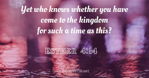 Daily Bible Verse Grace Esther 414 Nkjv