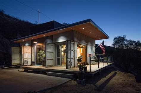 6 A Rustic Shipping Container Home Built On A Budget Ideas Dwell