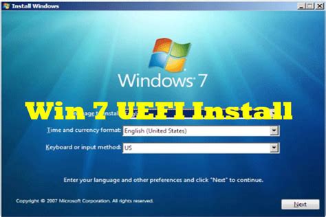 It is important to choose gpt partition scheme for uefi. 2 Ways to Install Windows 7 in UEFI Mode Easily