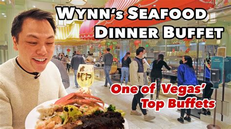 Visiting One Of The Top Buffets In Vegas Wynns Seafood Buffet Youtube