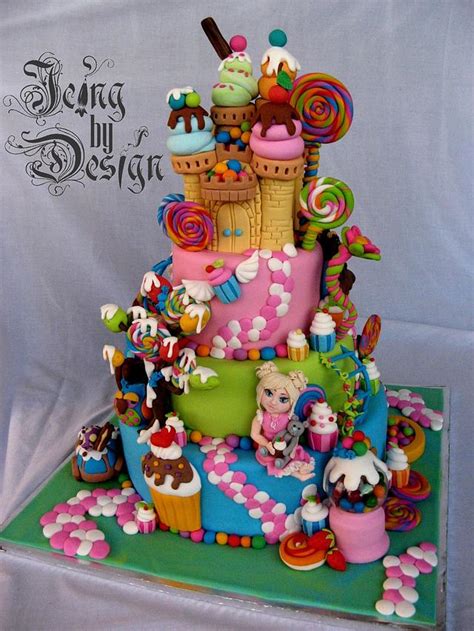 Magical Candy Land Decorated Cake By Jennifer Cakesdecor