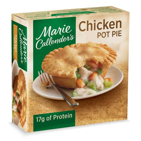 Marie Callenders Frozen Pot Pie Dinner Chicken 10 Ounce Walmart