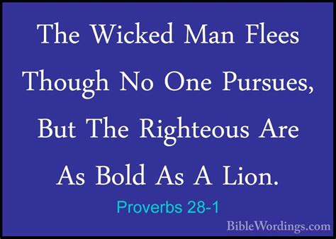 Proverbs 28 Holy Bible English
