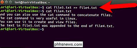 Cómo Combinar Archivos De Texto Usando El Comando Cat En Linux Es