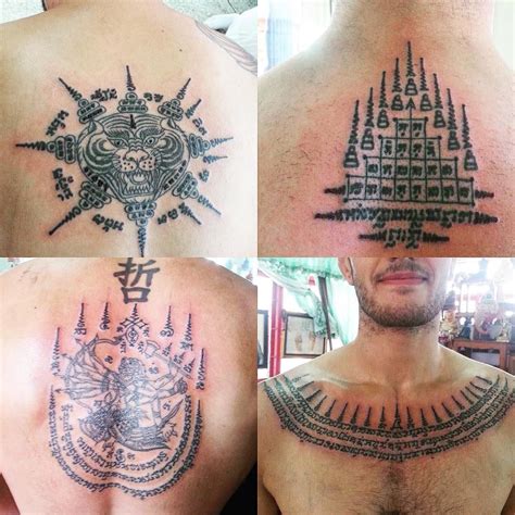 These Are Some Of The Stunning Traditional Thai Tattoos Our Fight Camp Members Got While They