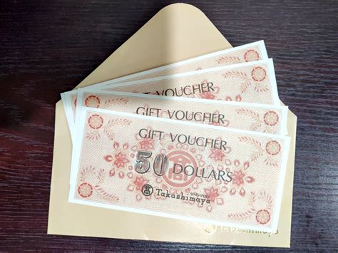 Takashimaya Gift Voucher Selling Tickets Vouchers Vouchers On Carousell