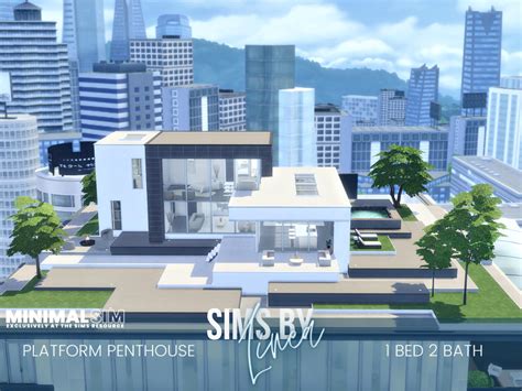 The Sims Resource Minimalsim Platform Penthouse
