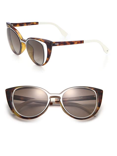 Fendi Cat S Eye 51mm Sunglasses In Gray Lyst