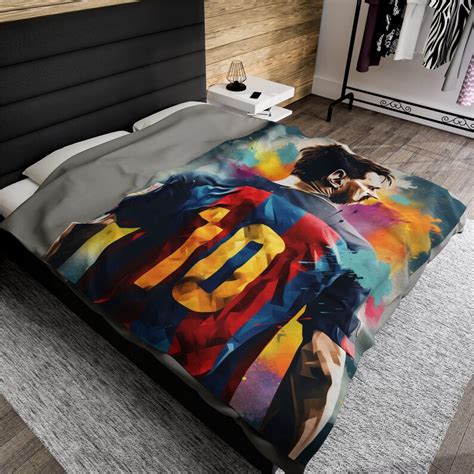 Custom Lionel Messi Blanket Etsy