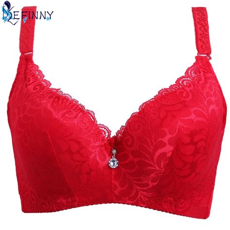 2018 Sexy Women Push Up Underwire Plus Size D Cup Fitness Three