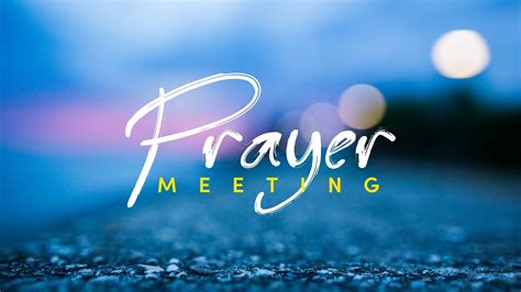 We Invite You All To Join Us As We Gather For Prayer This Saturday
