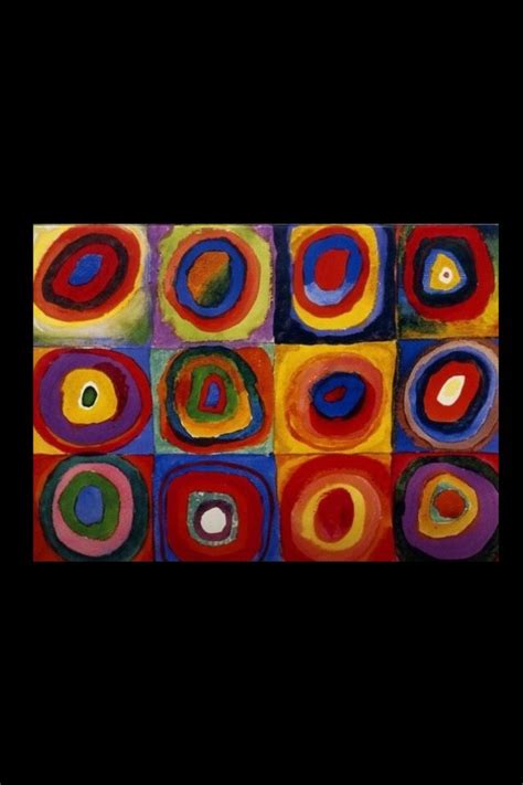 Wassily Kandinsky Color Study Squares With Concentric Circles 1913