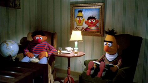 Backup Weint Journalist Sesame Street Ernie And Bert Bed Sympathie Kuh