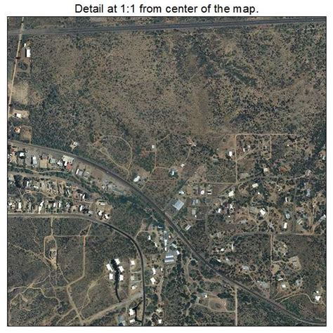 Aerial Photography Map Of Oracle Az Arizona