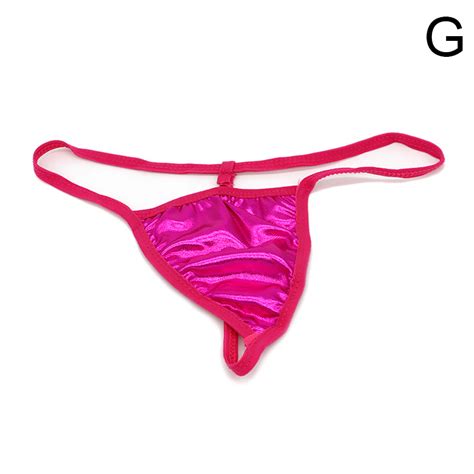 Womens Mini G String Micro Thongs Lingerie Bikini Briefs Panties T