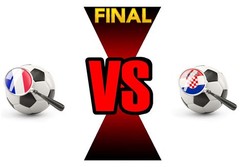 FIFA World Cup 2018 Final Match France VS Croatia PNG Image | PNG Mart