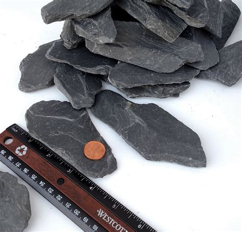 Natural Slate Stone 3 To 5 Inch 5lbs Small World Slate And Stone