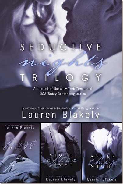 on sale seductive nights trilogy by lauren blakely about that story