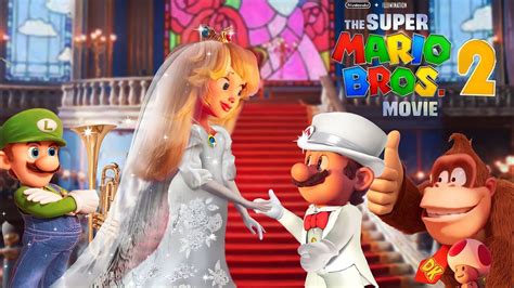Peach And Mario Wedding