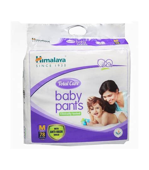 Himalaya Total Care Baby Pants Diapers M 78 Pcs
