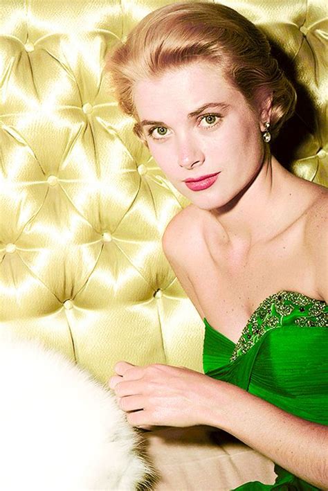 Grace Kelly Wearing A Green Dress For St Patricks Day 1954 Photo By Gene Lester ” Golden Age
