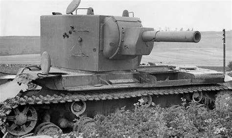 Knocked Out Kv 2 Heavy Assault Tank With The M 10 152 Mm Howitzer