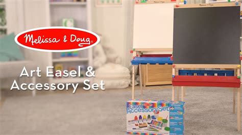 Melissa And Doug Art Easel And Accessory Set Childrens Arts And Crafts
