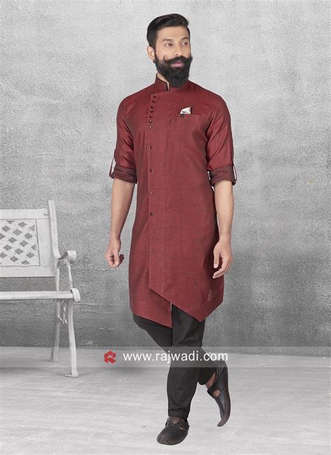 Attractive Maroon Pathani Suit