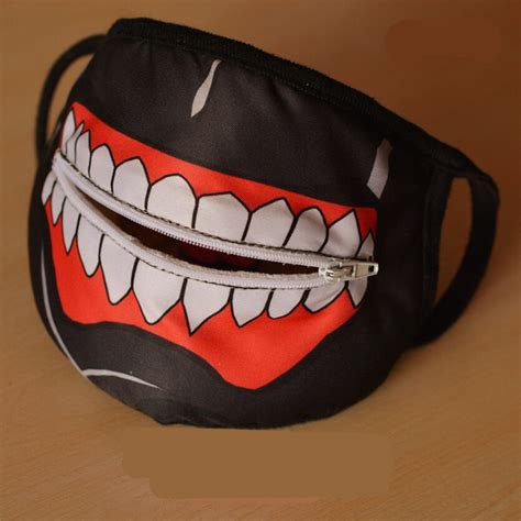 Tokyo Ghoul Zipper Masks Anime Cosplay Zipper Masks Cool