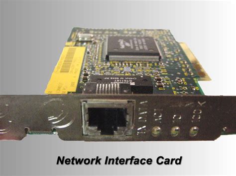 Network interface card is a hardware device that is installed on the computer so that it can be connected to the internet. B-Network devices - Sukmani Soni Unit 9 P3/P4