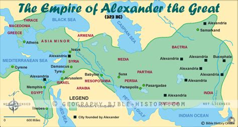 Alexander The Greats Empire Color Map 72 Dpi 1 Year License