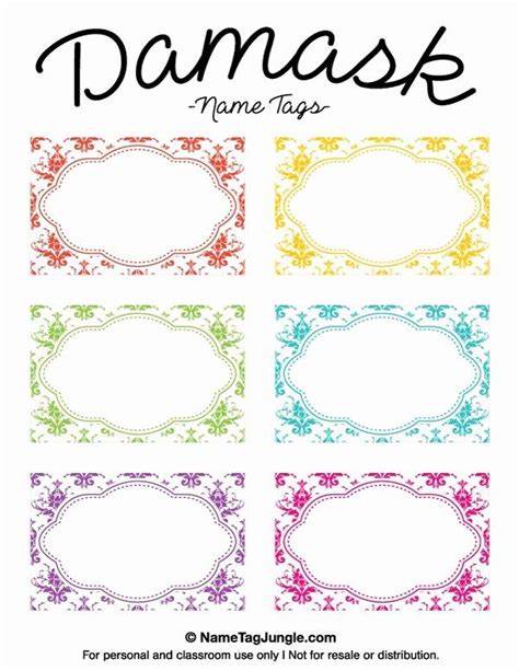 Create your own gift labels with this geometric template. Free Place Card Template 6 Per Sheet Lovely Best 25 Name ...