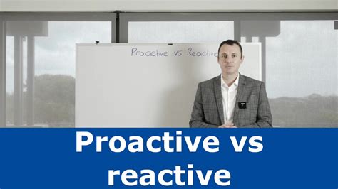 Proactive Vs Reactive Youtube