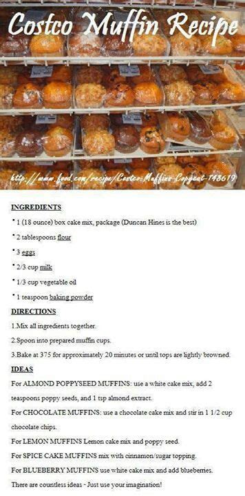 1 ¾ cups granulated sugar ( 350 g ). Costco Muffin Recipe | Costco muffin recipe, Recipes, Favorite recipes
