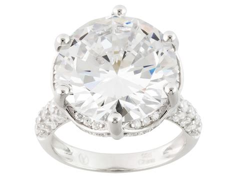 Bella Luce R 1633ctw Rhodium Over Sterling Silver Ring