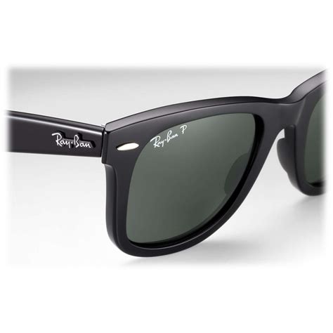 Ray Ban Rb2140 901 58 Original Wayfarer Classic Black Polarized Green Classic G 15