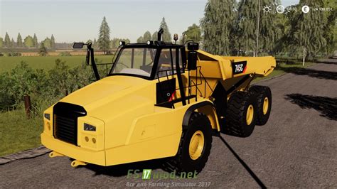 Мод на Caterpillar 745c для Farming Simulator 19
