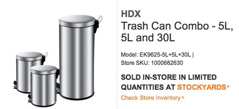 If you need help with your home depot consumer credit card account. The Home Depot Canada Promotion: Get the HDX Trash Can Combo Originally $59.99 on Sale for Only ...