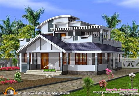 Modern Contemporary Mix House In Kerala Kerala Home Design And Floor