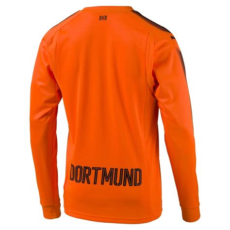Borussia dortmund custom 19/20 cup jersey. Puma Borussia Dortmund Goalkeeper Junior Jersey 2017/2018 in Orange | Excell Sports UK