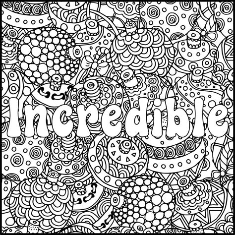 printable adult coloring pages quotes incredible