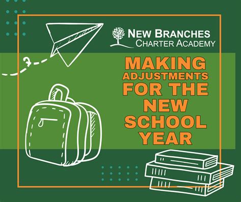 Making Adjustments for the new School Year at New Branches Charter