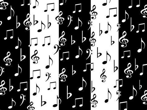 Black cool background music, atmosphere, cool, music, background image. Best Black And White Music Notes #9914 - Clipartion.com