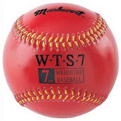 Markwort Weighted Baseball With Synthetic Cover 7 Ounces
