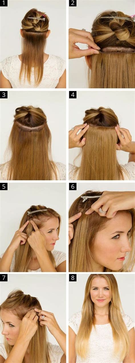 Tape in extensions are the most popular hair extension trend on the market. 8 Easy steps to DIY glue your hair extensions | Hair ...